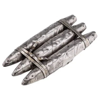 Pre-owned Gorham Antique 19th Century American Solid Silver Cigar Case,  C.1880