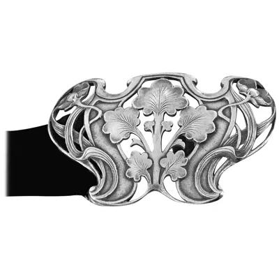 Pre-owned Gorham Art Nouveau Sterling Buckle, 1902 In Silver
