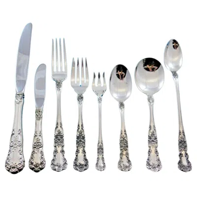 Pre-owned Gorham Buttercup By  Sterling Silver Flatware Service For 12 Set 113 Pcs Place Sz