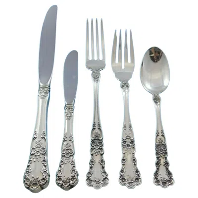Pre-owned Gorham Buttercup By  Sterling Silver Flatware Service For 12 Set 67 Pc Place Size