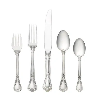 Gorham Chantilly 5-piece Sterling Silver Flatware Set, Service For 1