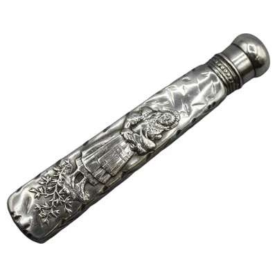 Pre-owned Gorham Circa 1880-1890 American  Fountainebleau Sterling Silver Perfume Bottle