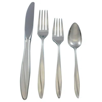 Pre-owned Gorham Firelight By  Sterling Silver Flatware Service For 12 Set 57 Pieces Modern