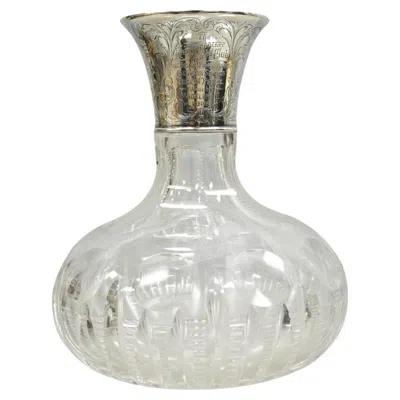 Pre-owned Gorham Knickerbocker Yacht Club 1905 Power Boats Trophy  Sterling Silver Decanter