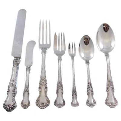 Pre-owned Gorham Manufacturing Company Cambridge By Gorham Sterling Silver Flatware Service For 12 Set 90 Pcs Dinner