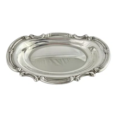 Pre-owned Gorham Mid-century Modern American  Silver Plated Serving Dish