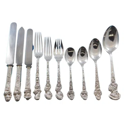 Pre-owned Gorham Old Masters By  Sterling Silver Flatware Service Lg Dinner Set Multi Motif