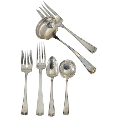 Pre-owned Gorham Set Of Sterling Silverware By , Etruscan Style, 1913