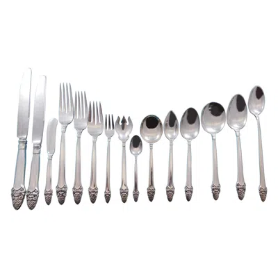 Pre-owned Gorham Sovereign Old By  Sterling Silver Flatware Set 8 Service 138 Pcs Dinner