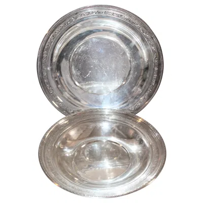 Pre-owned Gorham Sterling Silver Large Serving Bowls / 2