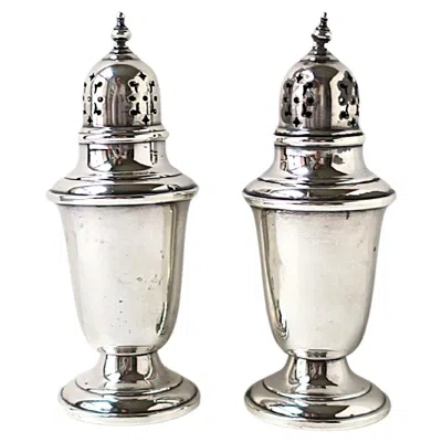 Pre-owned Gorham Sterling Silver Salt Pepper Shakers
