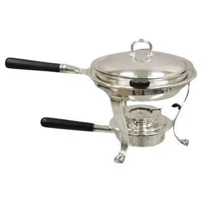 Pre-owned Gorham Vintage  Co. English Edwardian Paw Foot Silver Plated Chafing Dish Warmer