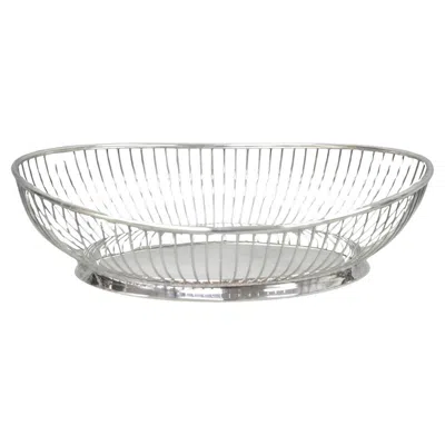 Pre-owned Gorham Vintage  Yc743 English Victorian Silver Plated Wire 11" Bread Fruit Basket