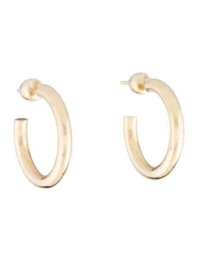 Pre-owned Gorjana 14k Carter Hoop Earrings In Multicolor