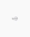Gorjana 14k Classic Diamond Flat Back Single Stud In 14k Solid White Gold