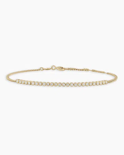 Gorjana 14k Classic Diamond Row Bracelet
