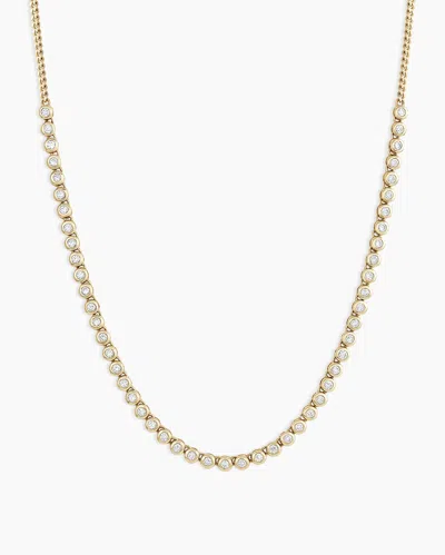 Gorjana 14k Classic Diamond Row Necklace