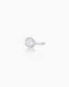 Gorjana 14k Classic Diamond Single Stud In 14k Solid White Gold