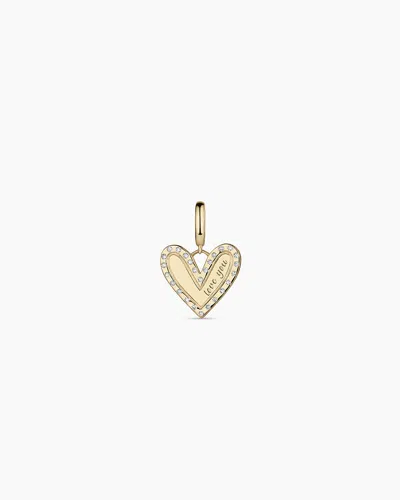 Gorjana 14k Diamond Adore Love Charm