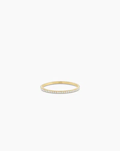 Gorjana 14k Diamond Bar Eternity Ring