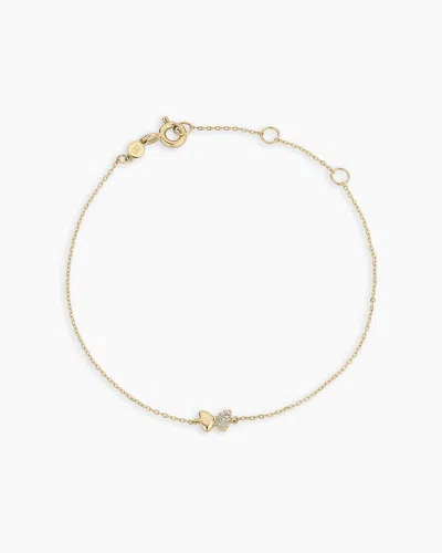 Gorjana 14k Diamond Bond Butterfly Bracelet In Diamonds Right