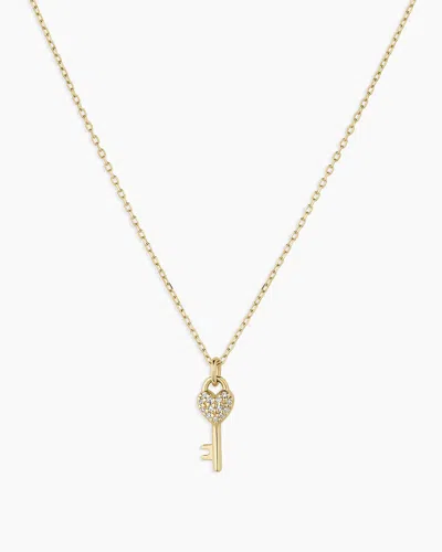 Gorjana 14k Diamond Bond Key Necklace