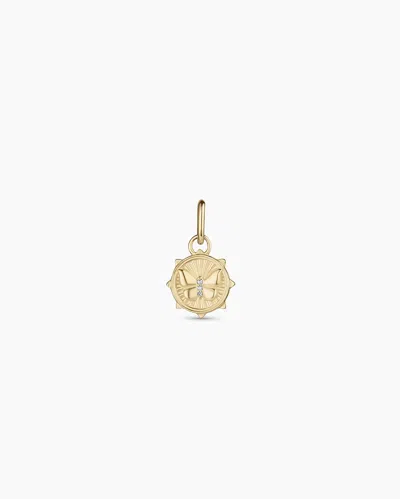 Gorjana 14k Diamond Butterfly Charm