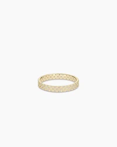 Gorjana 14k Diamond Checkered Ring