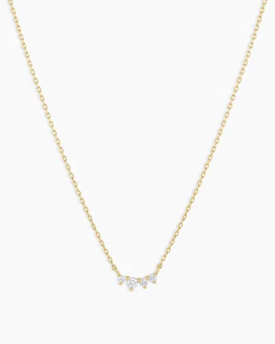Gorjana 14k Diamond Cluster Necklace