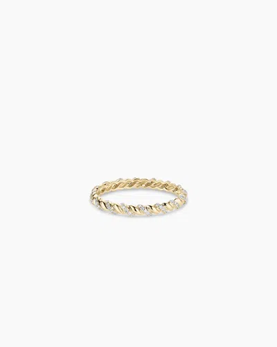 Gorjana 14k Diamond Crew Ring