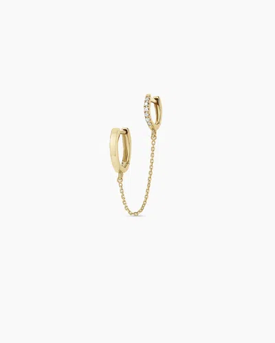 Gorjana 14k Diamond Double Huggie