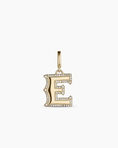Gorjana 14k Diamond Era Alphabet Charm In 14k Solid Gold