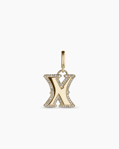Gorjana 14k Diamond Era Alphabet Charm In 14k Solid Gold