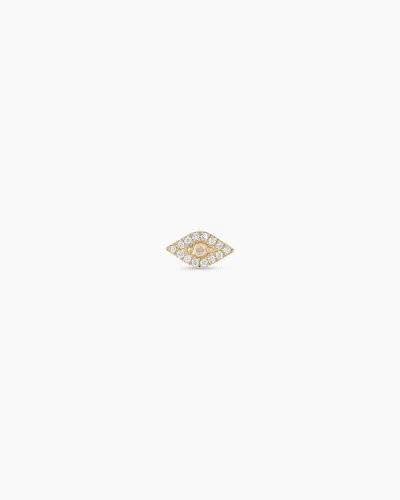 Gorjana 14k Diamond Evil Eye Single Stud