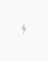 Gorjana 14k Diamond Lightning Single Stud