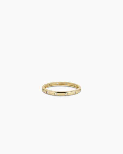 Gorjana 14k Diamond Lou Helium Ring