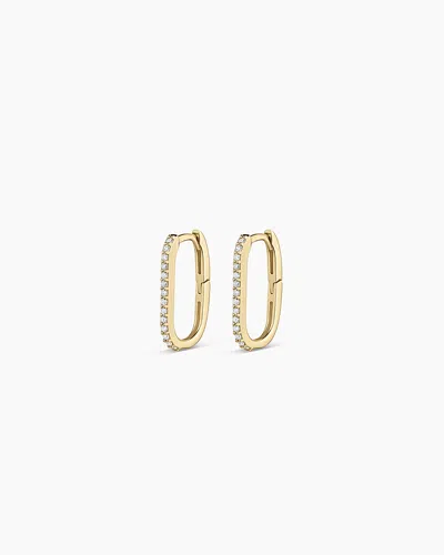 Gorjana 14k Diamond Parker Link Huggies