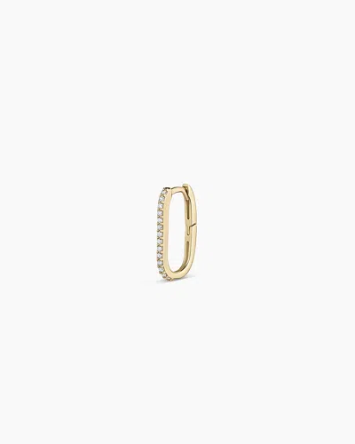 Gorjana 14k Diamond Parker Link Single Huggie