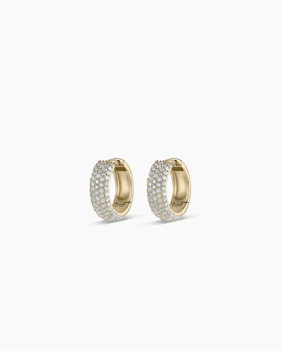 Gorjana 14k Diamond Paseo Statement Huggies
