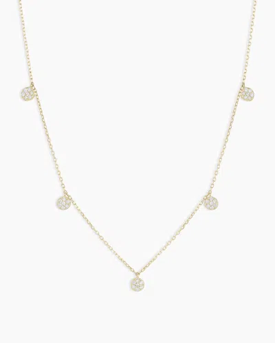 Gorjana 14k Diamond Pavé Flutter Necklace