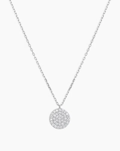 Gorjana 14k Diamond Pavé Necklace In 14k Solid White Gold