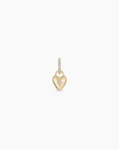 Gorjana 14k Diamond Petite Heart Charm