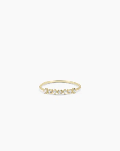 Gorjana 14k Diamond Row Ring