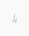 Gorjana 14k Diamond Script Alphabet Charm In 14k Solid Gold