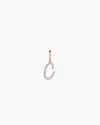 Gorjana 14k Diamond Script Alphabet Charm In 14k Solid Gold