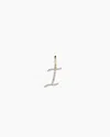 Gorjana 14k Diamond Script Alphabet Charm In 14k Solid Gold