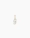 Gorjana 14k Diamond Script Alphabet Charm In 14k Solid Gold