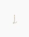 Gorjana 14k Diamond Script Alphabet Charm In 14k Solid Gold
