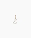 Gorjana 14k Diamond Script Alphabet Charm In 14k Solid Gold