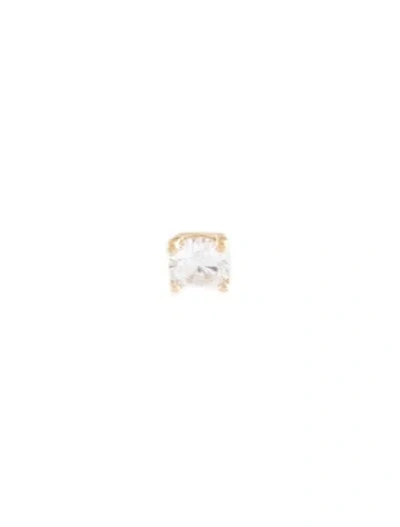 Pre-owned Gorjana 14k Diamond Single Stud Earring In Multicolor